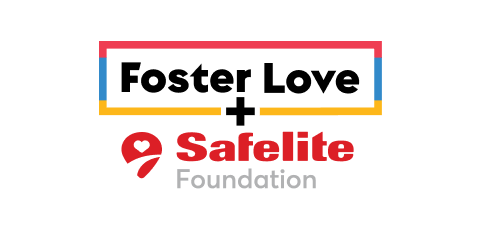 Foster Love and Safelite Foundation Combined Logo